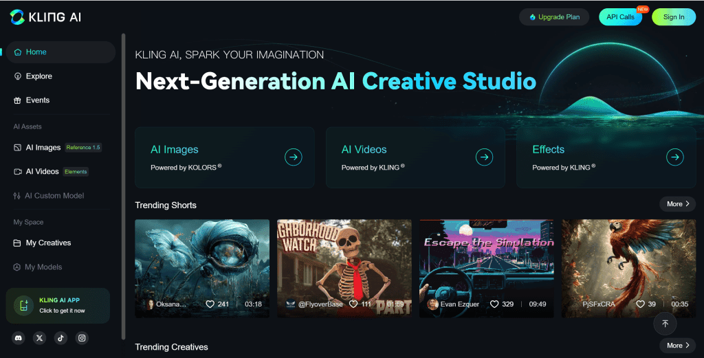 Image-to-video generator tools interface showcasing Veo, Kling, PixVerse mainstream tools