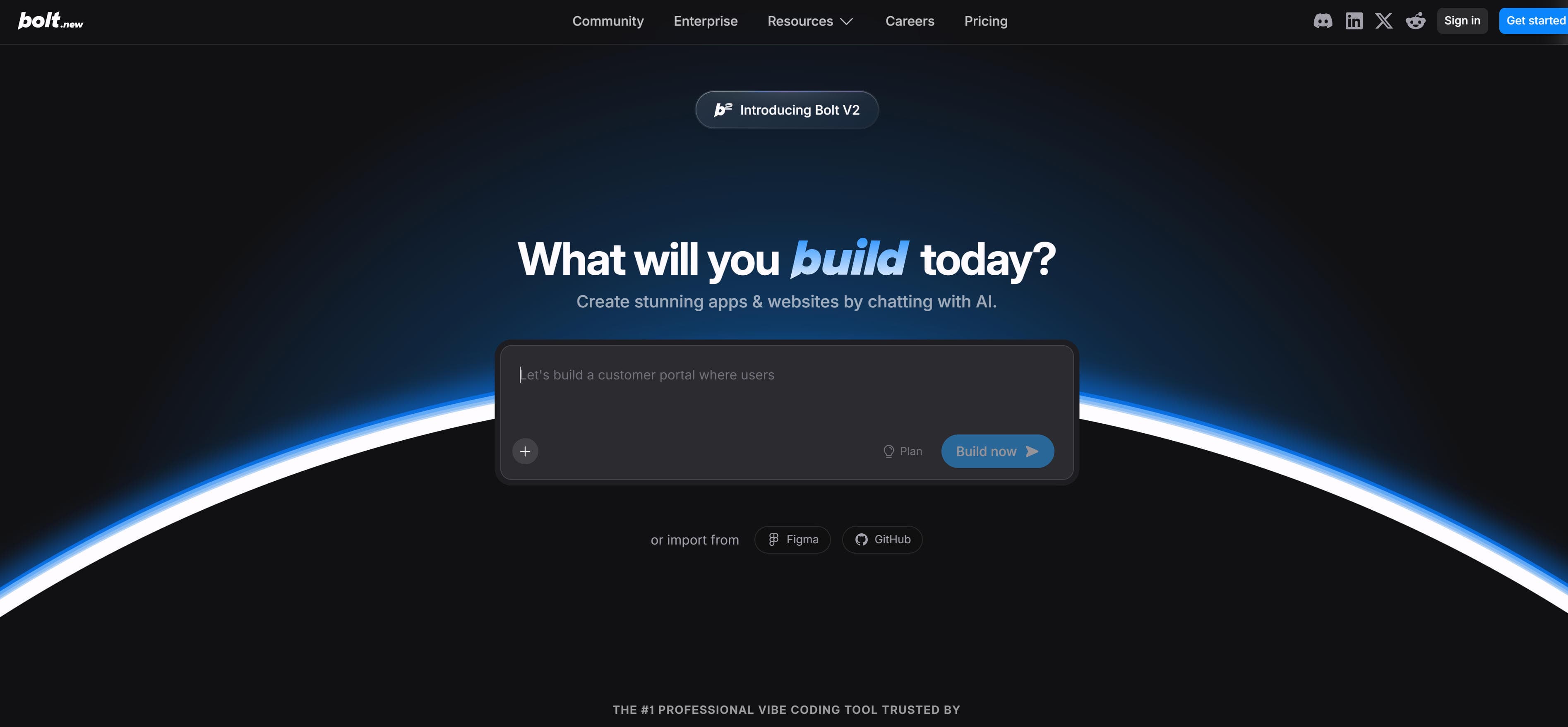 Bolt full-stack AI development platform