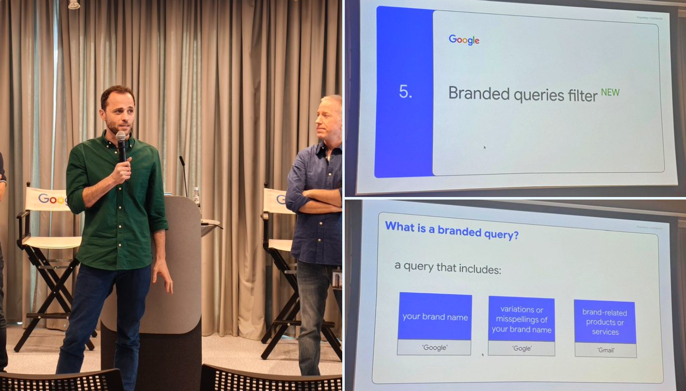 Google Search Central 活动演示：品牌查询过滤器介绍和定义