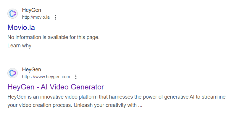 Heygen品牌重塑，从Movio更名为Heygen，从.la域名升级到.com