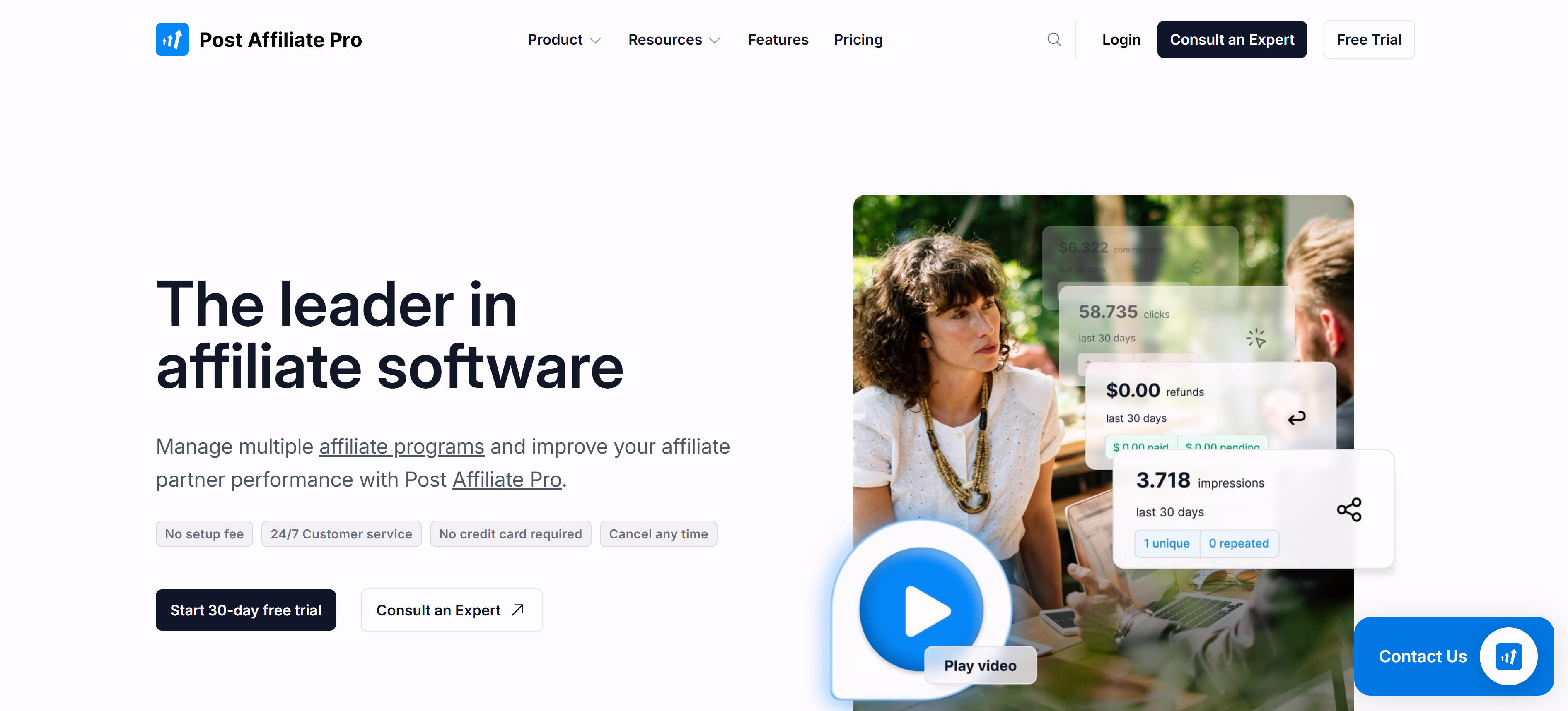 Postaffiliate comprehensive affiliate marketing suite with advanced tracking and reporting