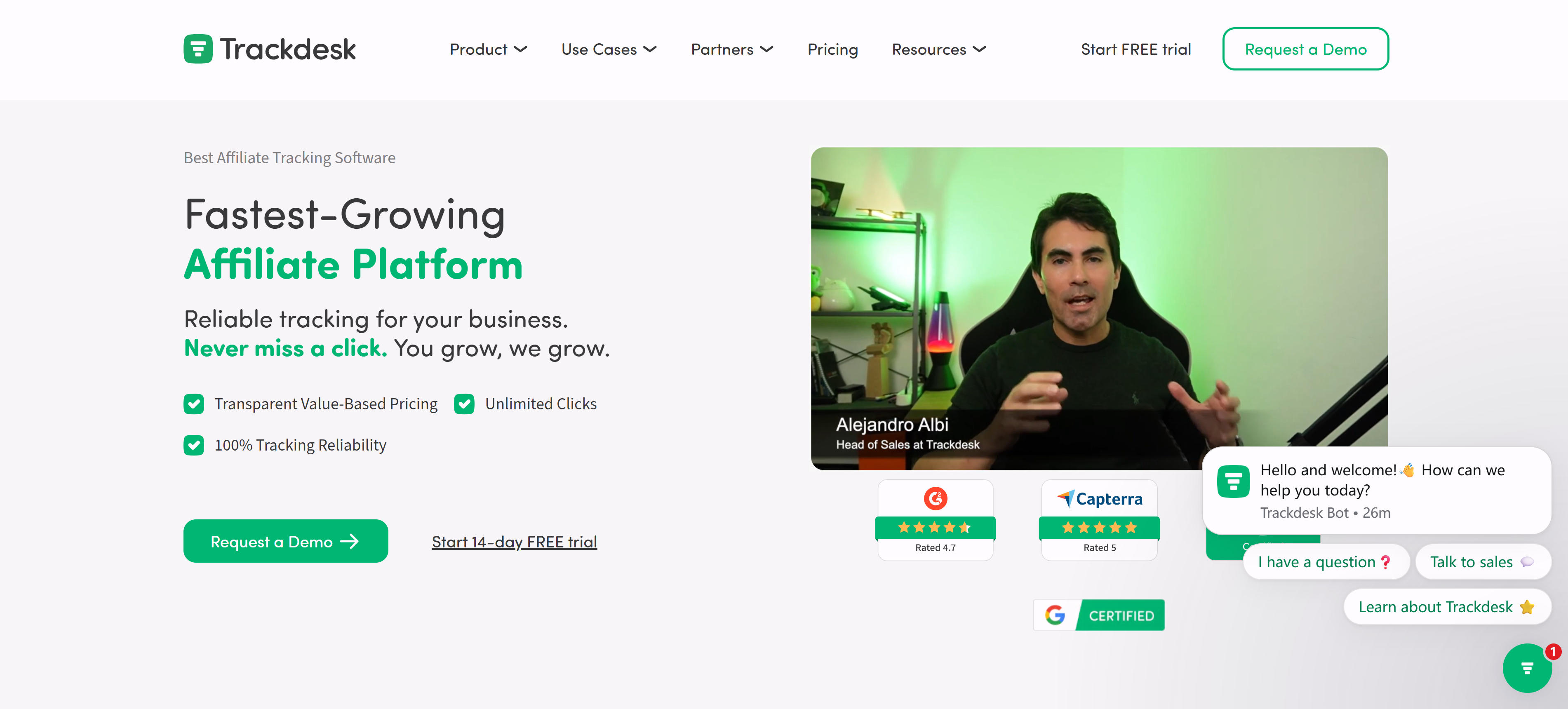 Trackdesk advanced affiliate tracking platform with sophisticated attribution models