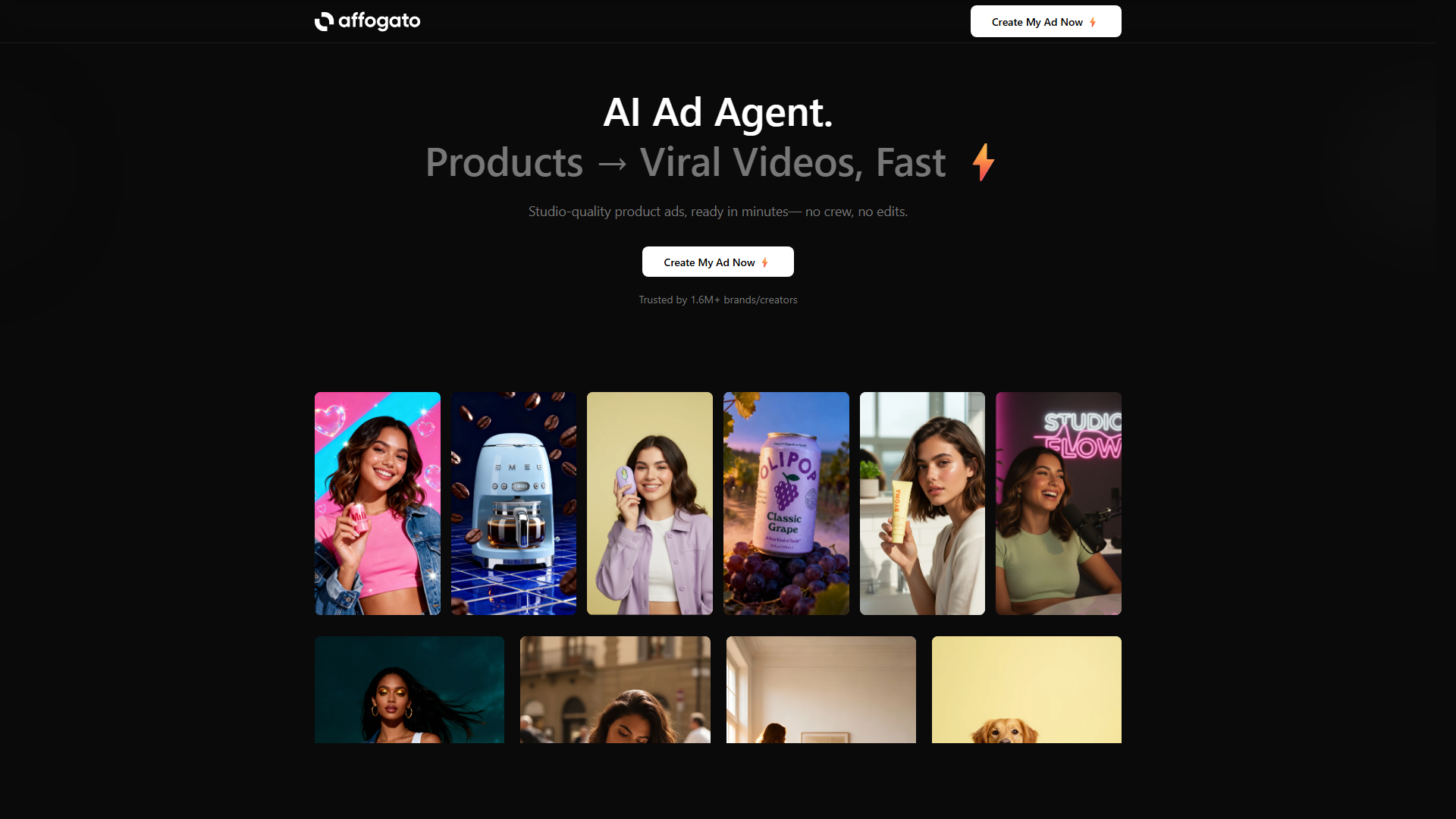 RenderNet AI角色图像生成和聊天平台首页界面截图