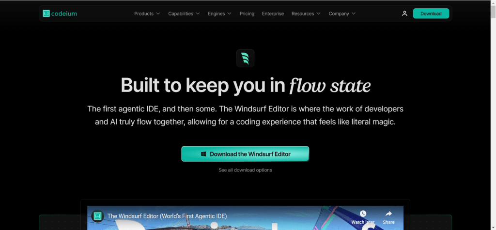 Windsurf by Codeium AI development environment