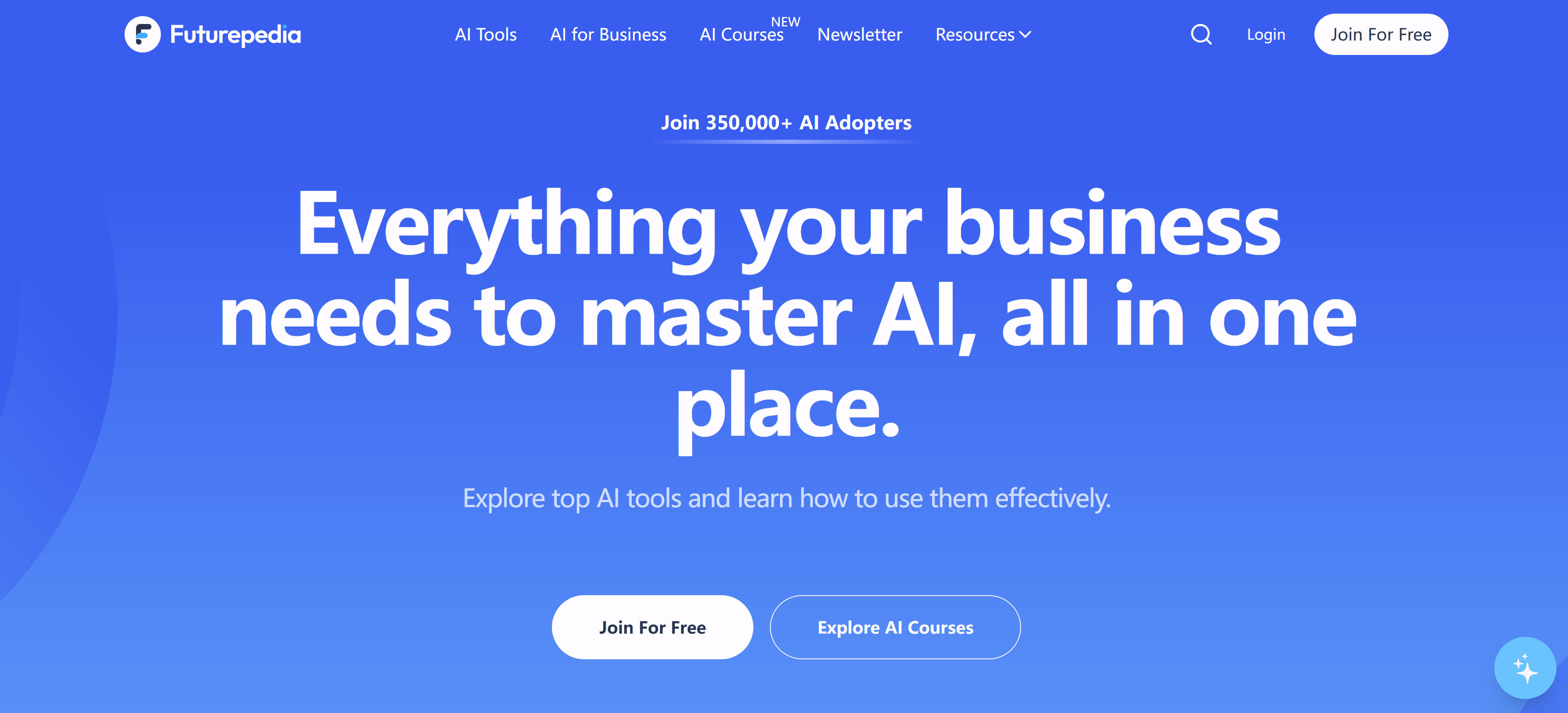 Futurepedia AI tool knowledge base interface displaying comprehensive AI tool categories and detailed information