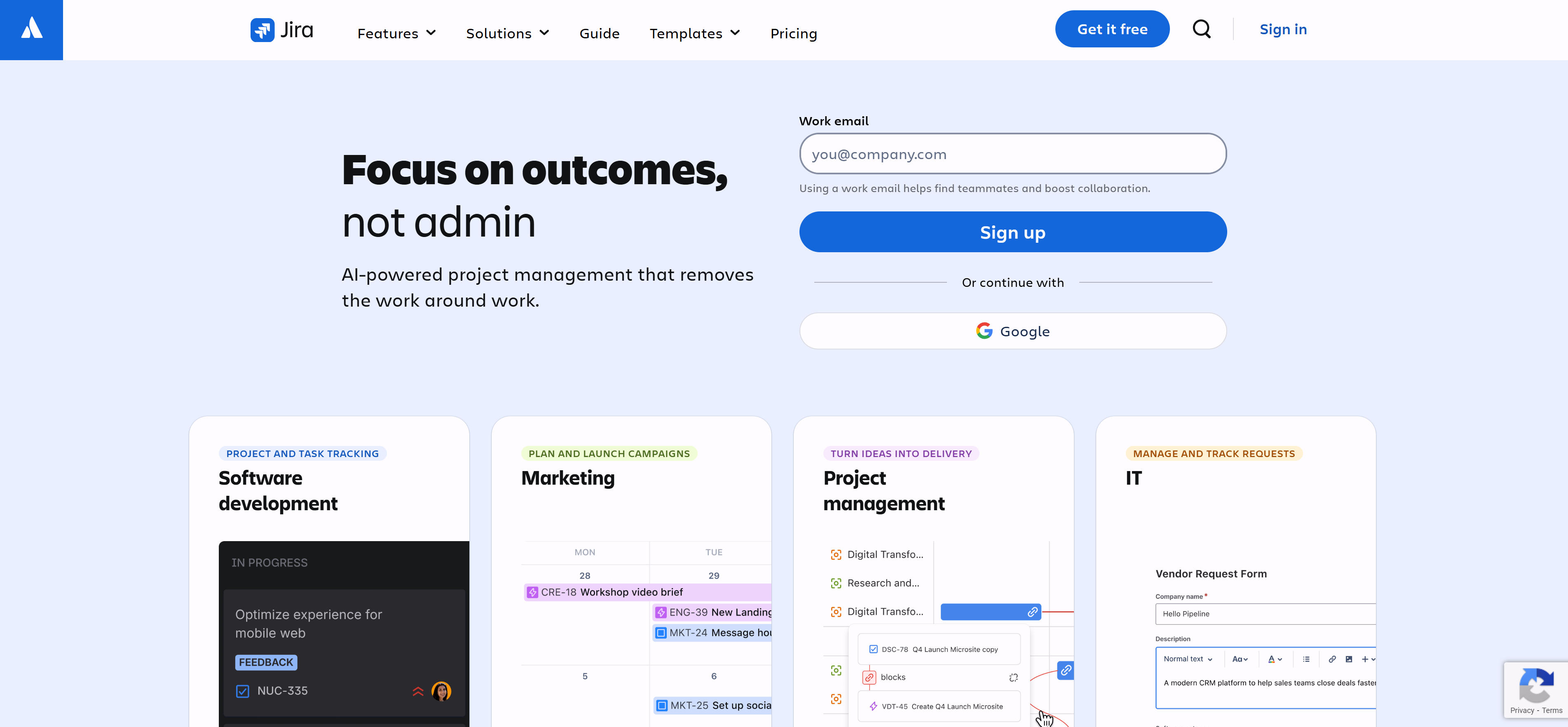 Jira敏捷开发管理界面，展示AI问题跟踪和团队协作功能