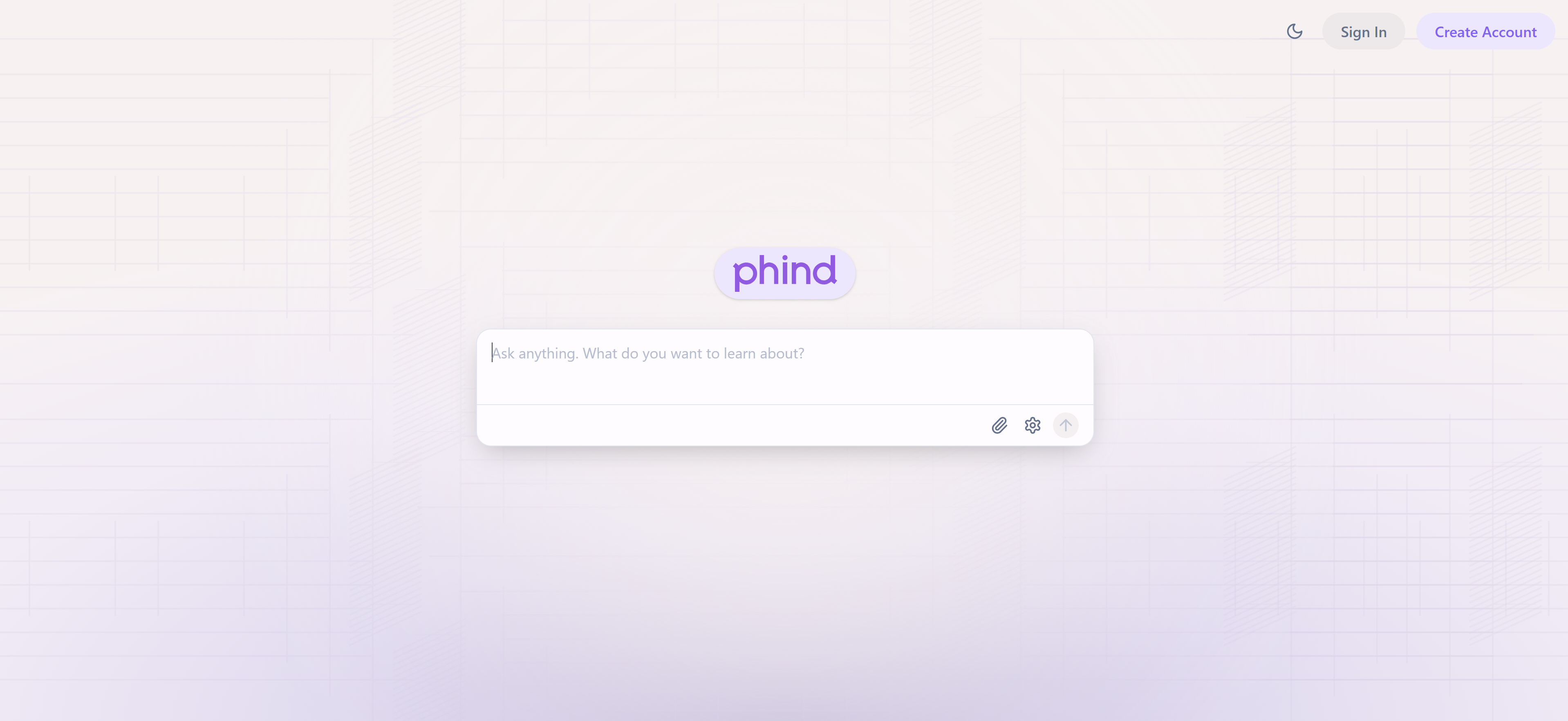 Phind程序员专用AI搜索引擎界面，展示代码搜索功能